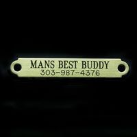 3" Bridle, Lead or Dog Collar Plate