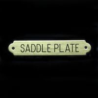 2" Saddle Plate