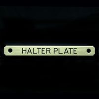.5"x 4 1/2" Halter Plate