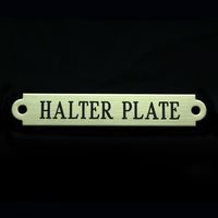 .75"x 41/2" Halter Plate