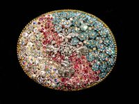Crystallized Layered Large Oval
