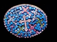 Crystallized Layered Small Oval