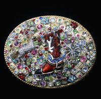 Crystallized Flat Large Oval
