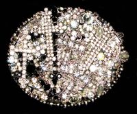 Crystallized Layered Large Oval