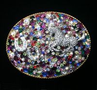 Crystallized Layered Large Oval