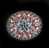 Crystallized Layered Large Oval