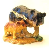 KP "Bear With It - Happiness Lies Ahead" Trinket Box/Necklace