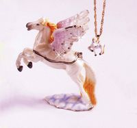 Kingspoint "Celestial Pegasus" Trinket Box and Necklace