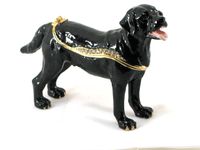 Kingspoint "Espresso the Labrador" Trinket Box & Necklace