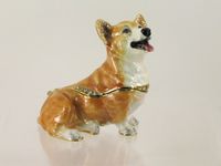 Kingspoint "Royal Corgi" Trinket Box & Necklace