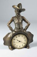 Bowlegged Cowboy Clock