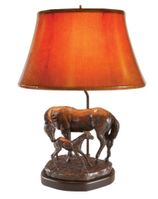 Mare & Foal Lamp