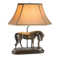 Girl & Her Horse Lamp