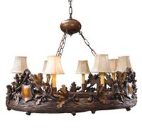 Bavarian Crest Chandelier