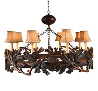 Pinecone Chandelier