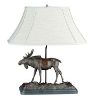 Bull Moose Lamp