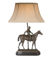 Horse & Jockey Paddock Lamp