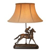 Smart Bet Racehorse & Jockey Lamp