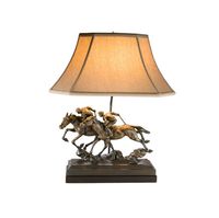 Turning Home Horse Sculpture Lamp