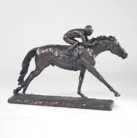 Homestretch Photo Finish Horse and Jockey