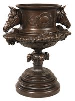Equestrian Horse Trophy Urn Vase