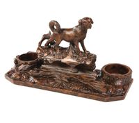 Dog & Pen Holder Desk Tray