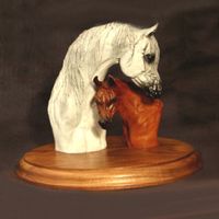 Arabian Mare and Foal Trophy