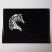 Pewter Arabian Costume Premium Plaque
