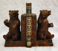 Sitting Bear Bookends