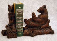 Reading Bear Bookends