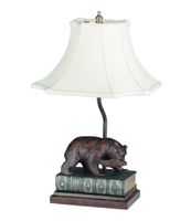 Bear With Fish Lamp
