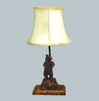 Standing Bear with Fish Lamp