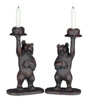 Honey Pot Bear Candleholders