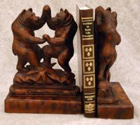 Dancing Bear Bookends