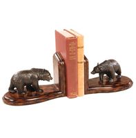 Bronze Bear Sculpture Bookends