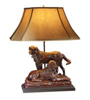 Two Labs Lamp