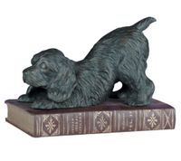 Large Cocker on a Book