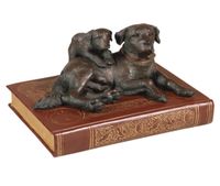 Momma Lab & Puppy Statue