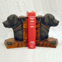 Black Lab Bookends