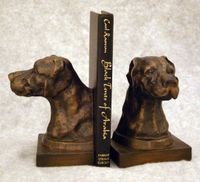 Pointer Head Bookends