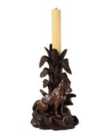 Sitting Dog Candleholder
