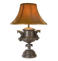 Pondering Fox Lamp