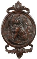 Fox Relief Wall Plaque