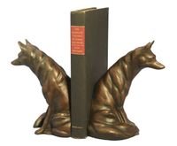 Waiting Fox Bookends