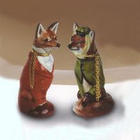 Mr & Mrs Fox Scent Bottles