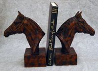 Horse Head Bookends