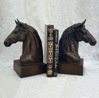 Horse Head Bookends