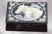 Incolay Stone "Lucky Equine" Keepsake Box