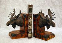 Moose Bookends