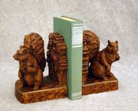 Large Squirrel Bookends
